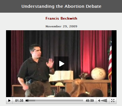 Click to View "Understanding the Abortion Debate"