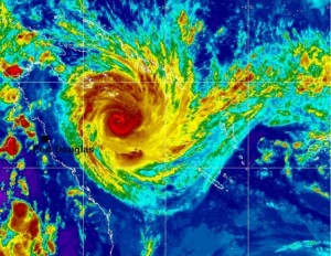 Cyclone Yasi in relation to Port Douglas