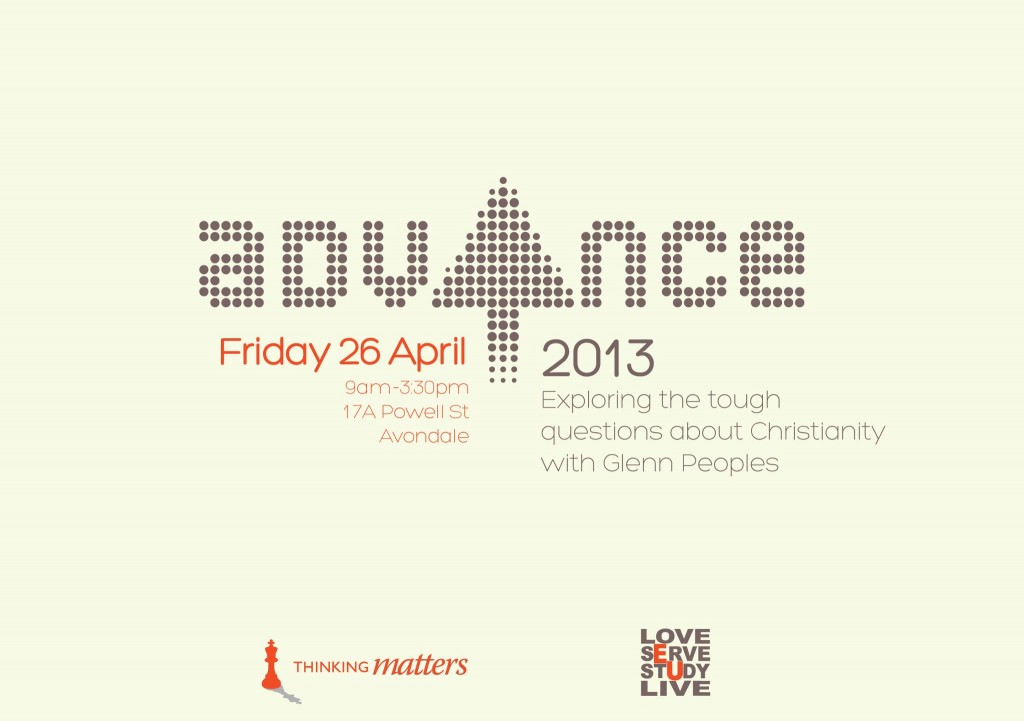 Advance: Exploring Tough Questions About Christianity