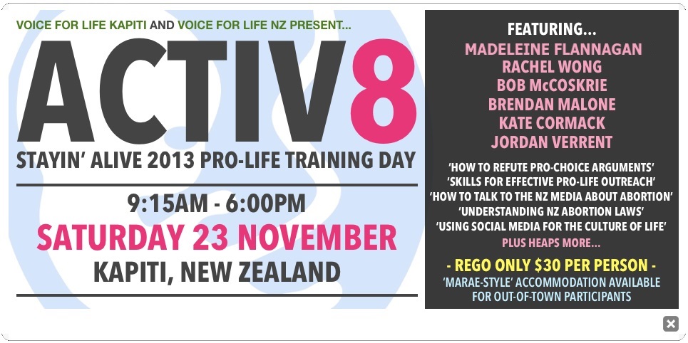 ACTIV8 Pro-Life Training Day 2013